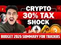 Budget 2026 Summary for Crypto Traders | New Tax, TDS &amp; Rules Explained