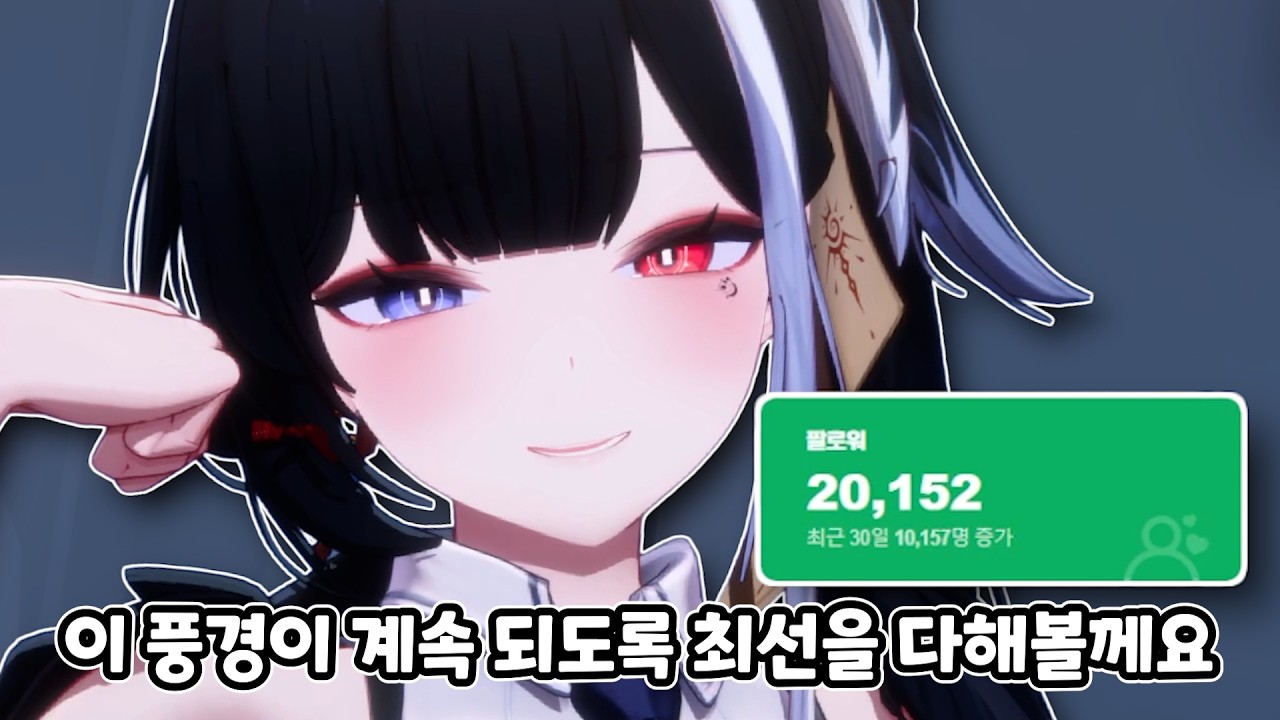 2만 팔로워 달성으로 또 우는 라코코