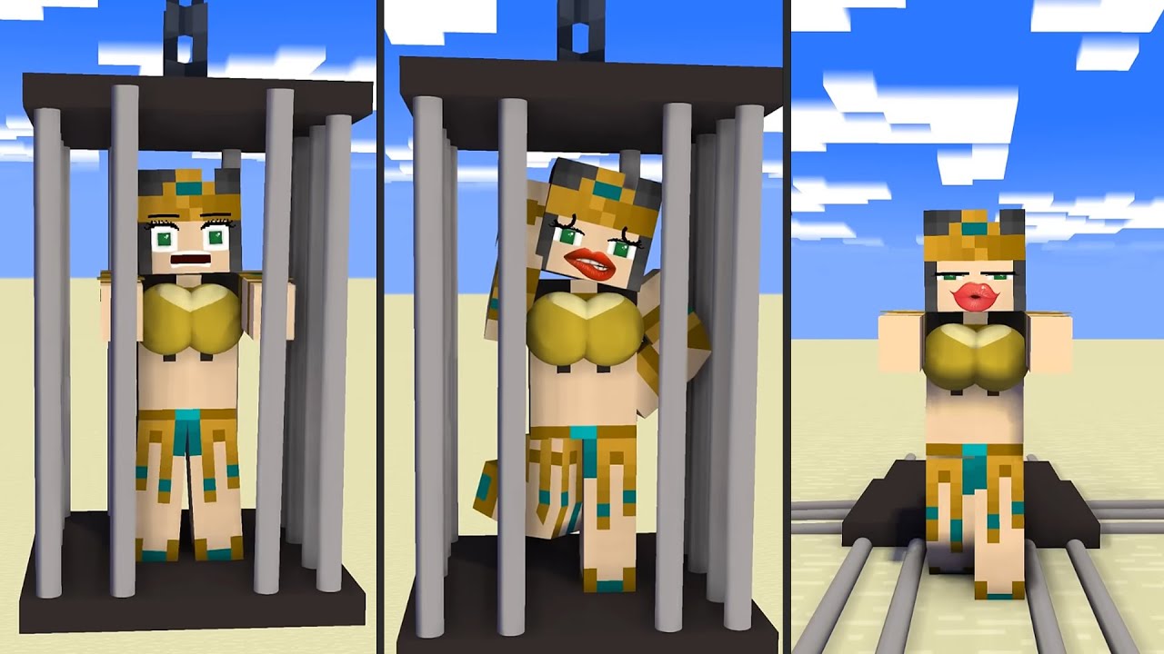 Minecraft HELP Herobrine Save the Girls (Bones - Imagine Dragons) | Minecraft Compilation 