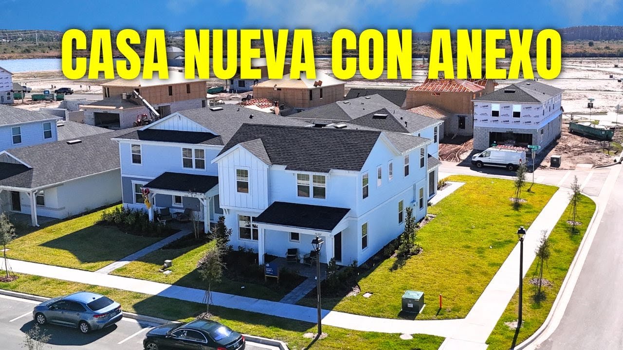 Bella Nueva Casa en Orlando Florida con Anexo/Apartamento