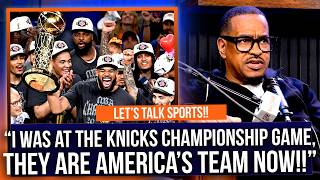 The Knicks are Americas team now?? I was THERE when the Knicks won the championship!
Like this video? Become a channel member for more content or join our Patreon!
https://www.patreon.com/c/RayDanielsPresents
Subscribe on YouTube - https://bit.ly/RayDanielsYouTube
Watch full episodes of The GAUDS Show - https://www.youtube.com/playlist?list=PLykiYt2yLGSj7ZrxMn-0t0SNeYx6lVocs
Follow:
Instagram - https://www.instagram.com/raydaniels/
Twitter - https://twitter.com/raydaniels
TikTok - https://www.tiktok.com/@ray.daniels
#raydaniels
#thegaudsshow The Knicks are Americas team now?? I was THERE when the Knicks won the championship!