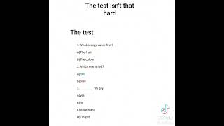 Can U Choose The Correct Answers??