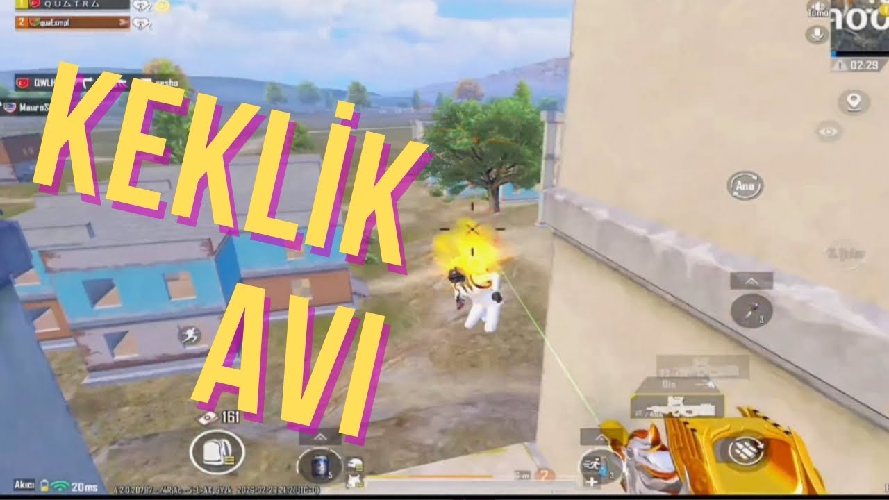KEKLİK AVI VUR VUR BİTİREMEDİM PUBG MOBİLE