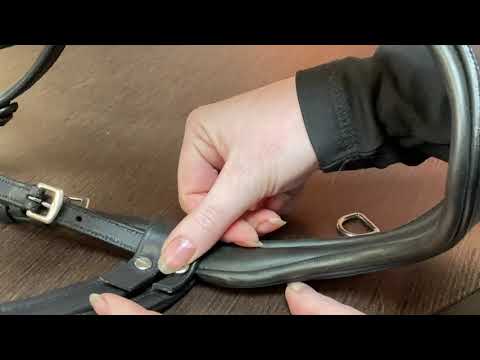 GFS Premier Bridle - Changing browbands and removing the throatlash