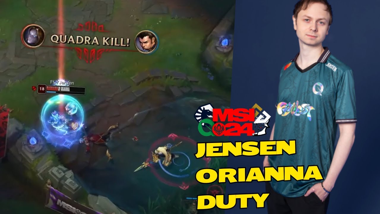Jensen Showing Up On Orianna As Allways | MSI 2024