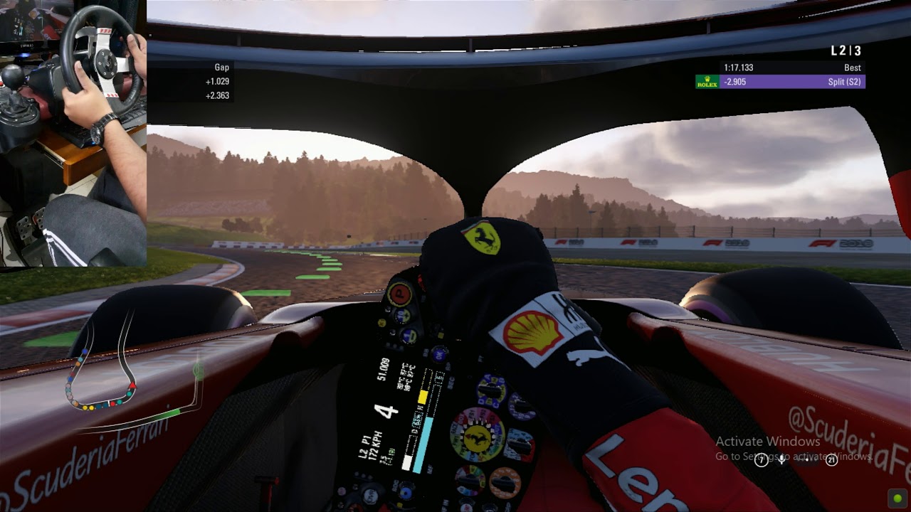 Ferrari | F1 2018 | f1 2018 gameplay| logitech g27 | f1 logitech wheel