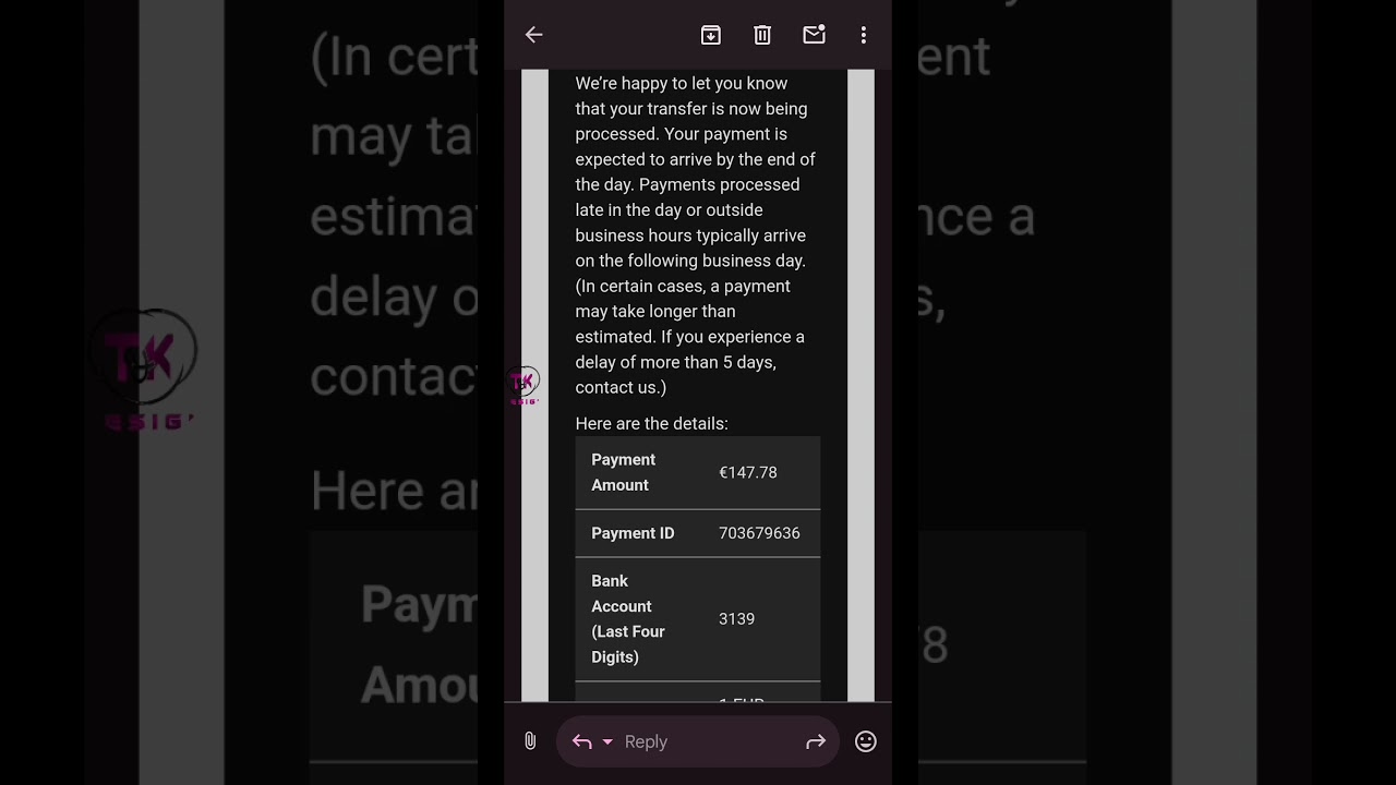 Payment Proof from clickworker