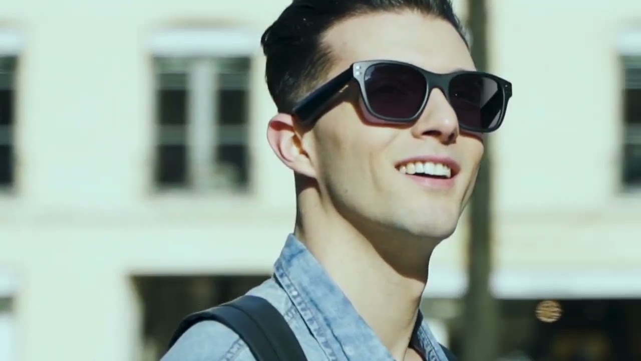 Hero Smart Audio Glasses with UV Transition Lenses and Case