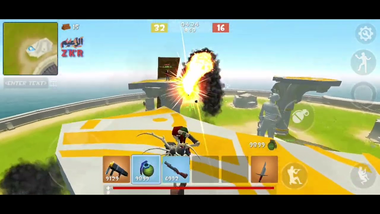 DZ funny gamer Explosive team battle mod menu rocket royale 2.3.7 by