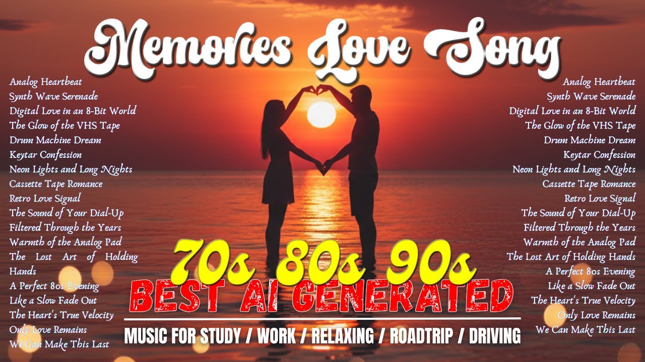 Relaxing 70s 80s Hits for Road Trip & Study | AI Generated Original Song | Chill Background Playlist