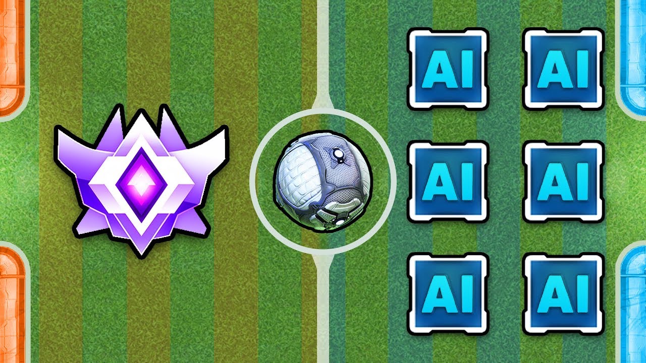Grand Champion vs 14 Modded Bots