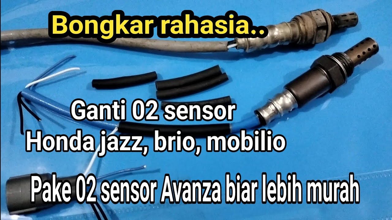 Honda Jaaz, Brio, mobilio lampu chek engine menyala 02 sensor rusak ganti punya avanza lebih murah