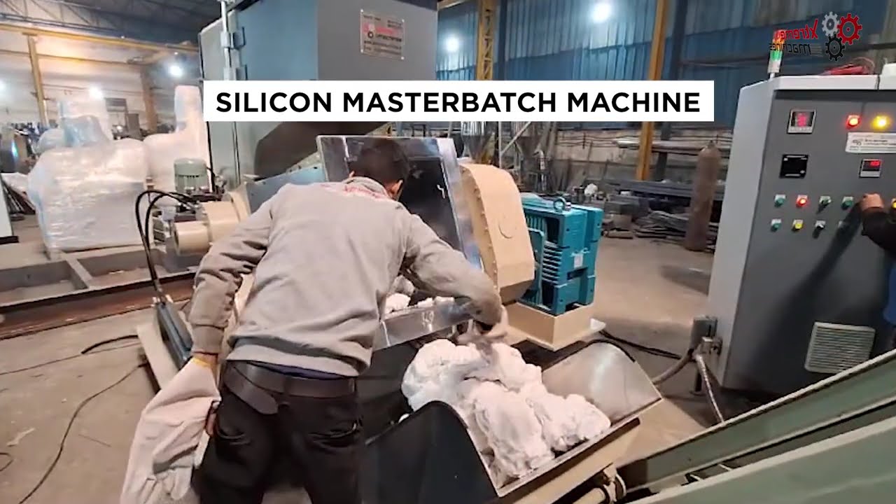Silicon Masterbatch machine made by Xtreme Machines , Monty Singh, New Delhi