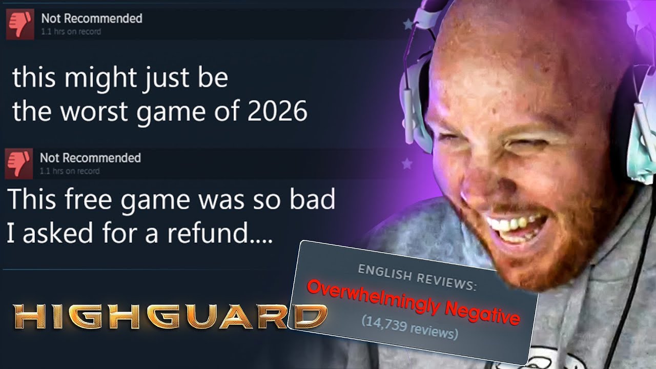 TIMTHETATMAN REACTS TO THE FUNNIEST HIGHGUARD STEAM REVIEWS