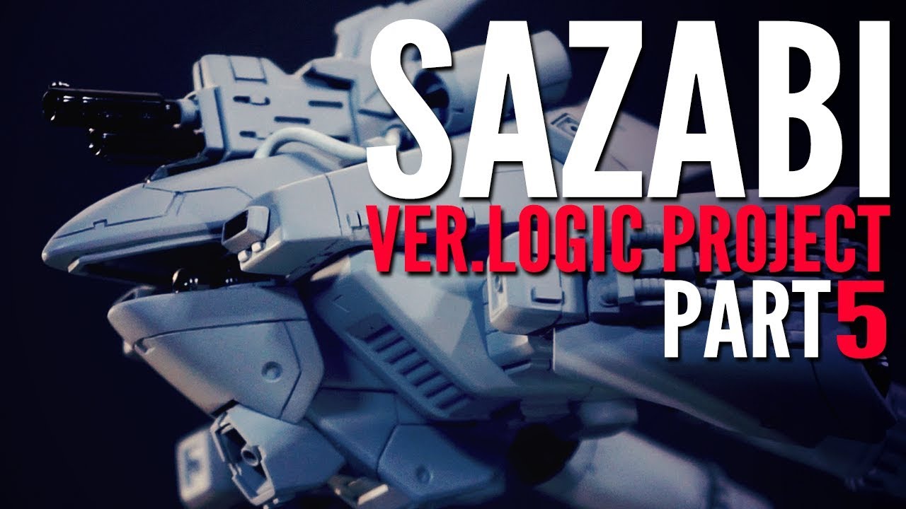 GUNPLA CUSTOM BUILD | SAZABI VER.LOGIC SCRATCH-BUILD | PART 5 - Priming & Painting
