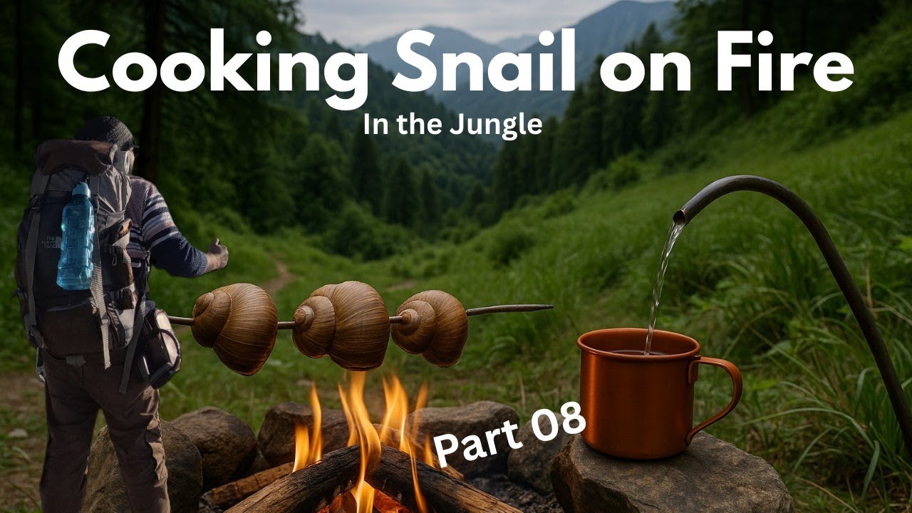 Cooking Snails & Surviving the Night 🐌🔥 | Rock Shelter Survival | Jungle Ep 08 | Sam Hikes India