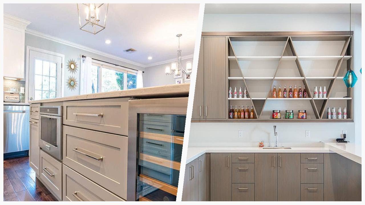 75 Medium Tone Wood Floor And White Floor Kitchen Design Ideas You'll Love 🔴