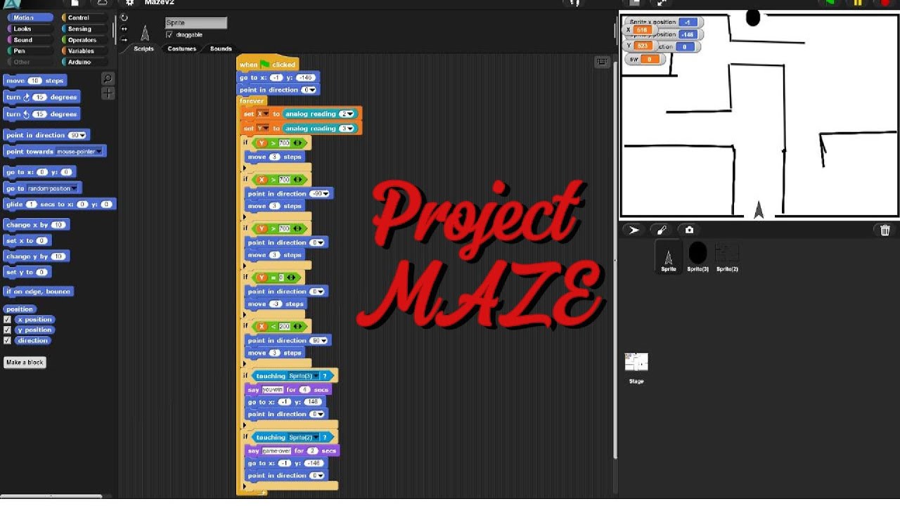 Project Maze - Arduino - YouTube