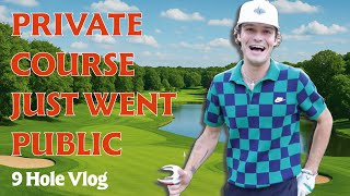 We Played A Private Golf Course That s Now Open To Everyone