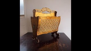 アンティーク　Florentine（フローレンタイン）のマガジンラック/フィレンツェ/イタリア　M3