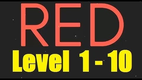 Red - Zenith Games - Level 1 - 10 Android  Walkthrough