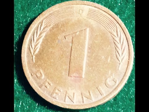 1950 Germany 1 Pfennig Coin