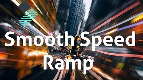 WonderShare Filmora Effects Tutorial : SMOOTH SPEED RAMP TUTORIAL
