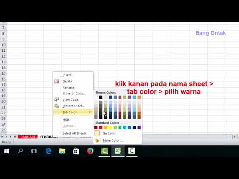 Video: Cara Menamakan Semula Helaian Di Excel