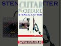 Cutart USB Stencil Cutter cutting Sunboard with precision and finesse also cut plastic and foam