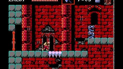 NES Castlevania 3 (US) - Vertical Grant Warp