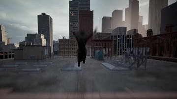 UE5 Wall Run and Parkour(TNT Flexible Locomotion SystemV3.2 plug-in) multiplayer game ready