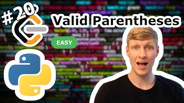 Valid Parentheses Python Solution - LeetCode #20