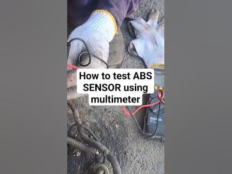 How to test abs wheel sensor using multimeter #etstutorialvlogs #