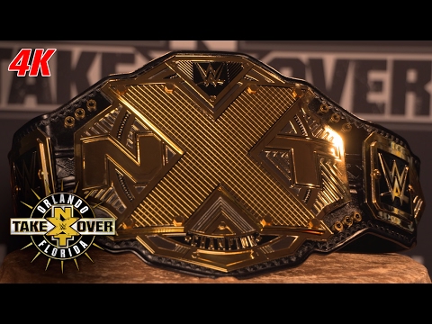 The new NXT Title is revealed: NXT Takeover: Orlando 4K Exclusive, April 1, 2017