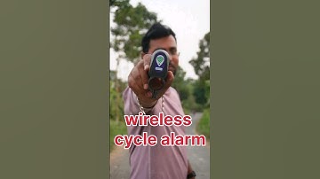 wireless cycle alarm 🚨#shortsfeed #shorts #cycle