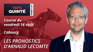 Pronostics Quinté Pmu - 100% Quinté Du Vendredi 14 Août À Cabourg