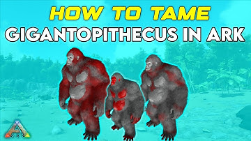 HOW TO TAME GIGANTOPITHECUS IN ARK MOBILE SOLO EASY || ARK MOBILE BEGINNER