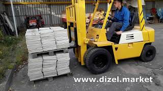 Видео обзор вилочного погрузчика KOMATSU FD20-7