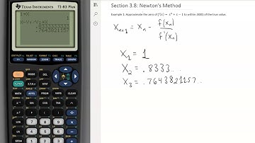 Section 3.8 (part 2) - Newton