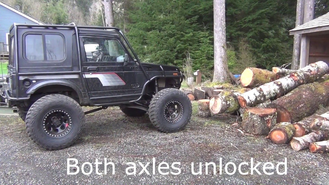 Samurai Front Locker Suzuki Samurai Project: Wiring up the Toyota E-lockers - YouTube