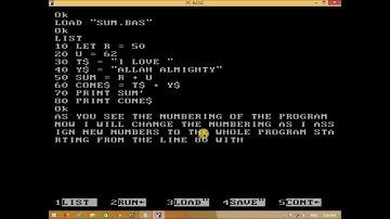 GW BASIC LESSON 16 RENUM COMMAND