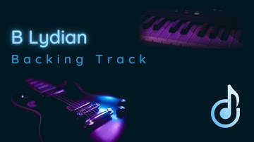B Lydian guitar backing track | Pink Tea