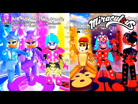 ALL NEW TRANSFORMATION DO GRUPO NO PARIS THE HIDDEN JEWELS MIRACULOUS ROBLOX 