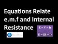 Understanding EMF and Circuit Equations