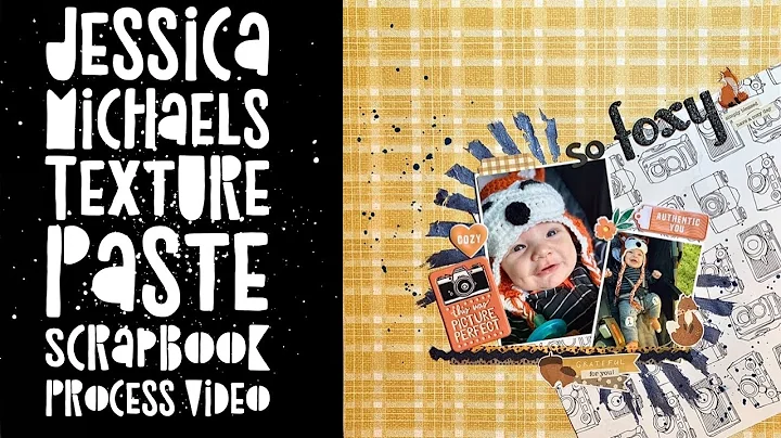 Scrapbooking Process Video #7- Texture Paste/Stenc...