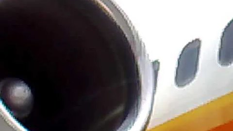 JT8D Engine intake vortex