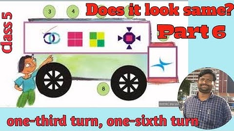 Mathmagic Class 5 Chapter 5 Does it look same? Part 6 | One-third turn, One-sixth turn |