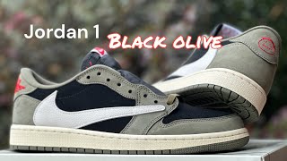 New Travis Scott’s! Jordan 1 low black olive early look unboxing review lulusneaker 🔥🔥
