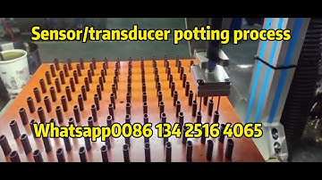 Sensor epoxy potting machine, transducer epoxy potting machine epoxy filling machine