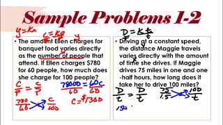 Lesson 70 Solving Direct Variation Problems